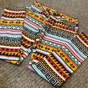 Hybrid 's Pants Size 11 
,  Multi Colored, Cotton,Polyester,Spandex
swapcominc